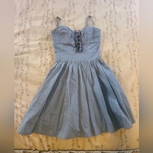Bebe dress in checkered pattern